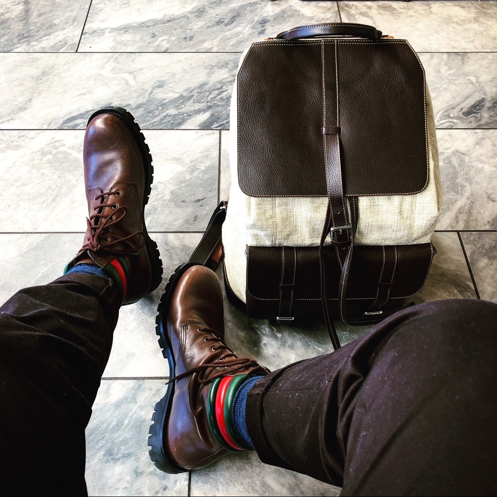 Brown Gucci Marland Boots